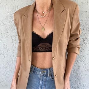 Zanella made in Italy size 8 blazer wool and silk